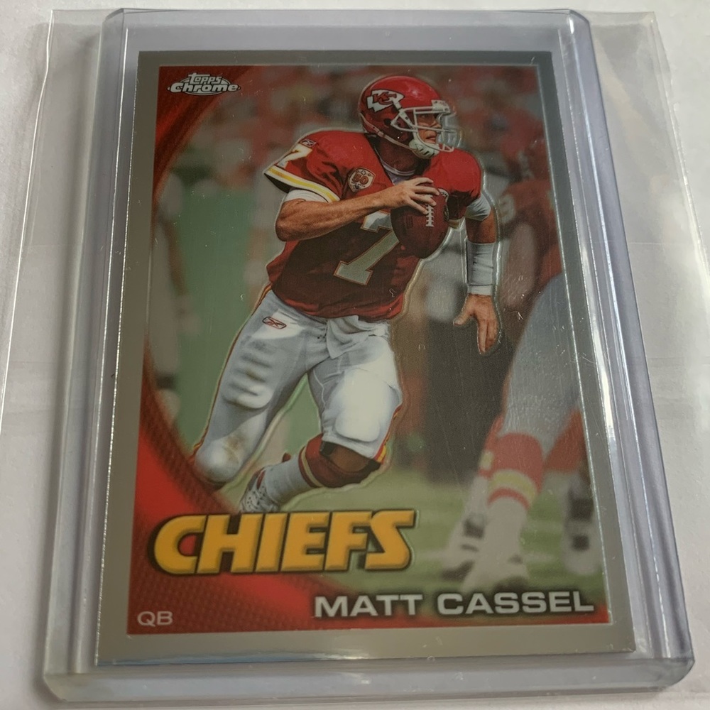 Matt Cassel β10 Topps Chrome Card